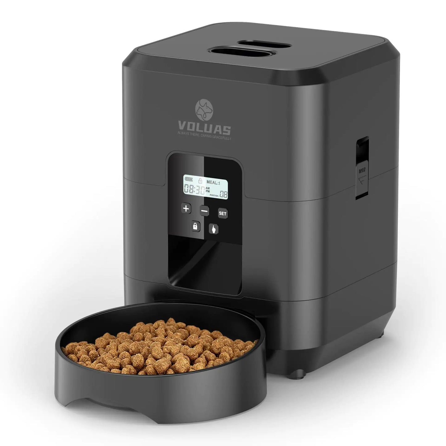 WhiskerWare Smart Automatic Cat Feeder – Programmable Pet Food Dispenser with Portion Control & Freshness Seal